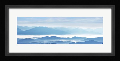 Framed Misty Mountains IX Print