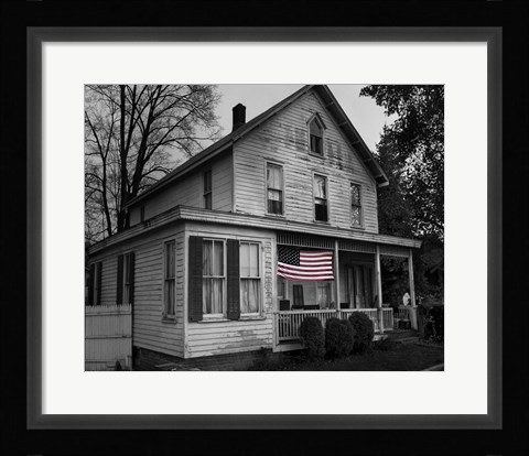 Framed Flags of Our Farmers I Print