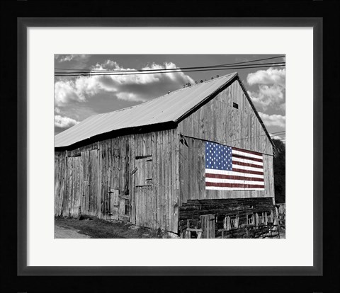 Framed Flags of Our Farmers IV Print