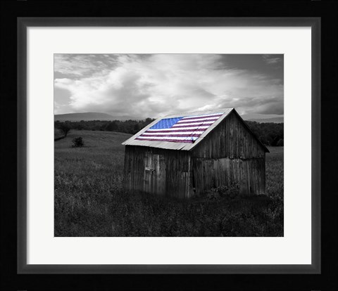 Framed Flags of Our Farmers XII Print