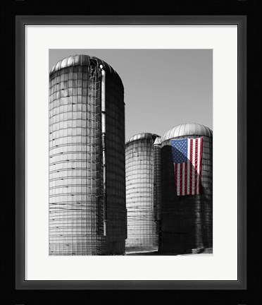 Framed Flags of Our Farmers XX Print