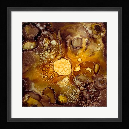 Framed Chestnut Illumination I Print