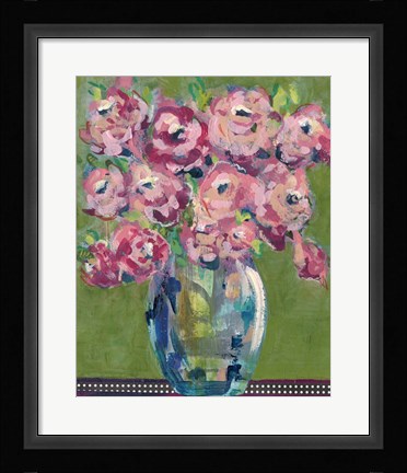 Framed Feisty Floral III Print