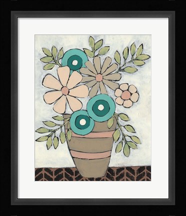 Framed Mid Summer Bouquet I Print