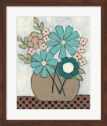 Framed Mid Summer Bouquet II Print