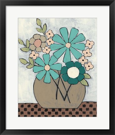 Framed Mid Summer Bouquet II Print