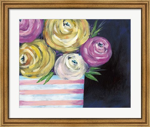 Framed Cotton Candy Floral II Print