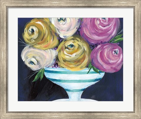 Framed Cotton Candy Floral III Print