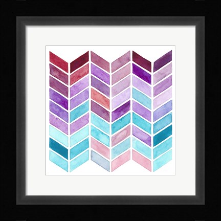 Framed Geometric Trance I Print