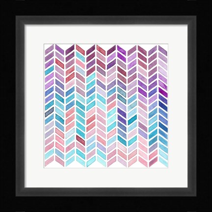 Framed Geometric Trance II Print