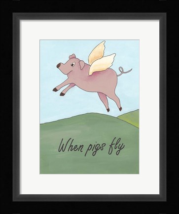 Framed Animal Expressions V Print