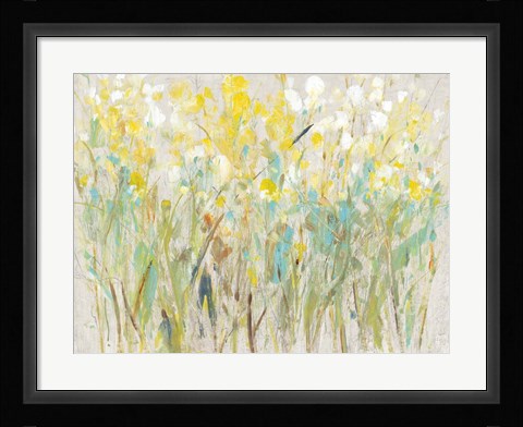 Framed Floral Cluster I Print