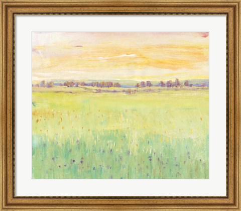 Framed Spring Pasture II Print