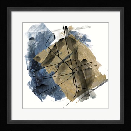 Framed Blue Crew I Print