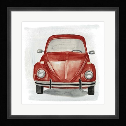 Framed Classic Autos I Print