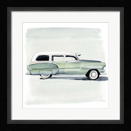 Framed Classic Autos III Print