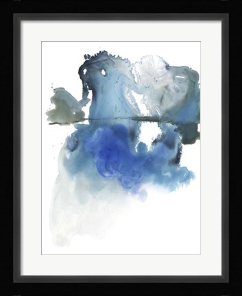 Framed Glacier Melt I Print