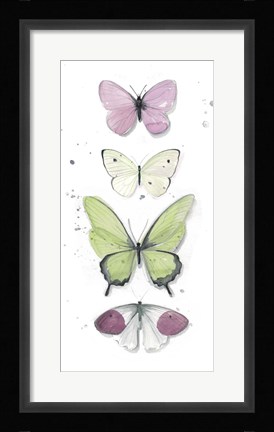Framed Summer Butterflies II Print