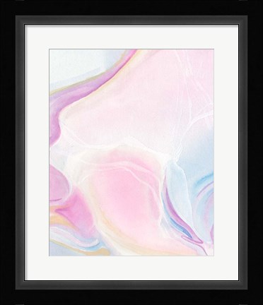 Framed Marbled Prism I Print