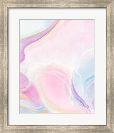 Framed Marbled Prism I Print