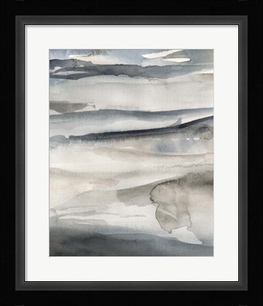 Framed Foggy Horizon II Print