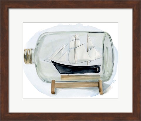 Framed Sail the Seas II Print