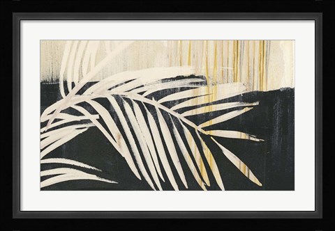 Framed Golden Raffia I Print