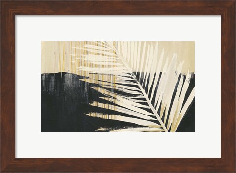 Framed Golden Raffia II Print