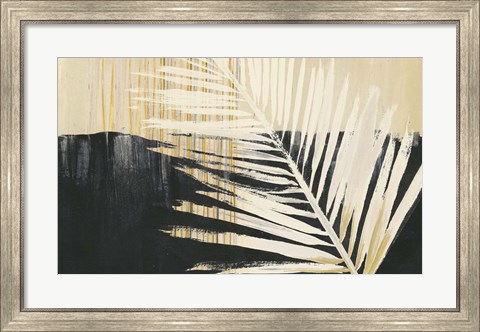 Framed Golden Raffia II Print