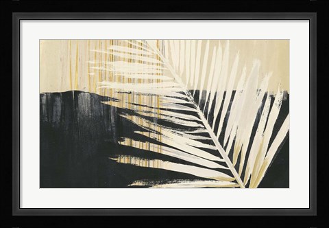 Framed Golden Raffia II Print