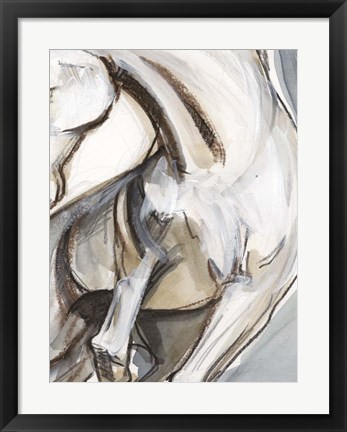 Framed Horse Abstraction II Print