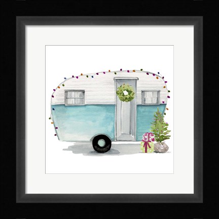 Framed Christmas Cars II Print