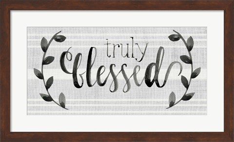 Framed Our Nest is Blessed II Print