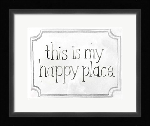 Framed Homemade Happy II Print