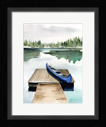 Framed Lake Views I Print