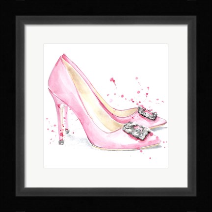 Framed Glamourous IV Print