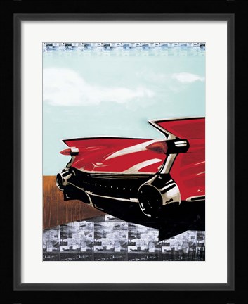 Framed LV Marks the Spot Print