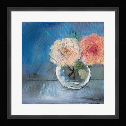 Framed Roses I Print