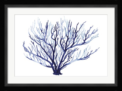 Framed Azure Fan I Print