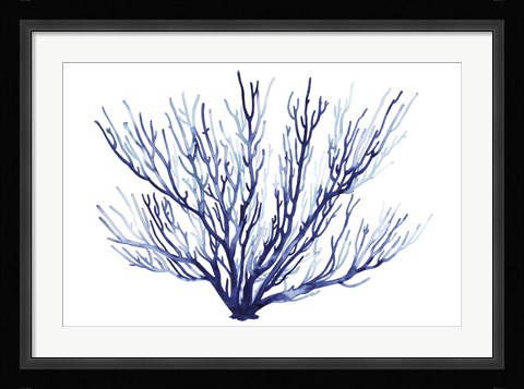 Framed Azure Fan II Print