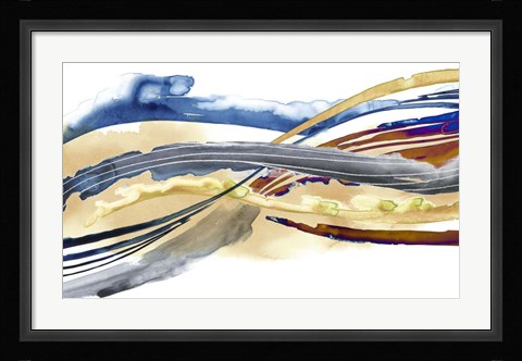 Framed Soundwaves II Print