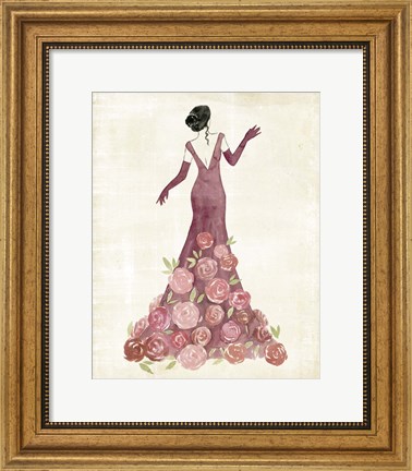 Framed Garland Gown II Print