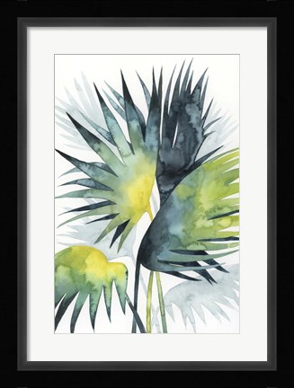 Framed Sunset Palm Composition IV Print