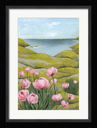 Framed Cliffside II Print