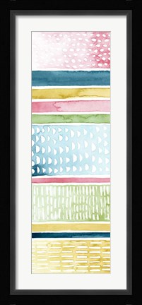 Framed Pastel Strata I Print