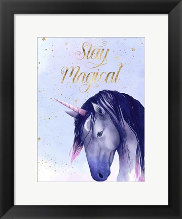 Framed Unicorn Universe  I Print