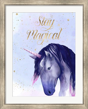 Framed Unicorn Universe  I Print