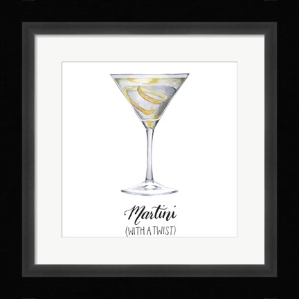 Framed Classic Happy Hour V Print