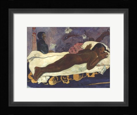 Framed Manao Tupapau Print