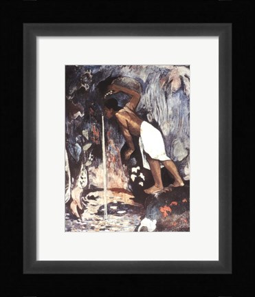 Framed Pape Moe, 1892 Print